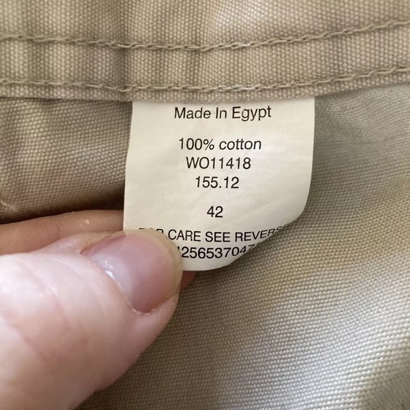 Men's Lakin McKey Dungaree Relaxed Fit tan carpenter shorts size 42 - NWT - Picture 3 of 9